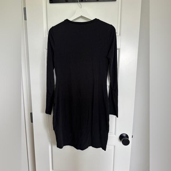 Gentle Fawn Black Sheath Dress with Crew Neck - Picture 3 of 3